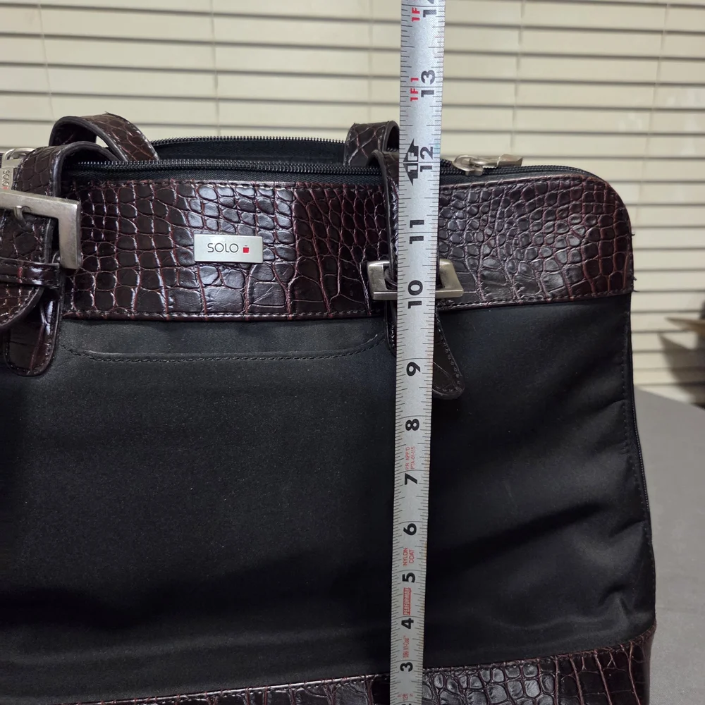Solo Black and Brown Men's Bag